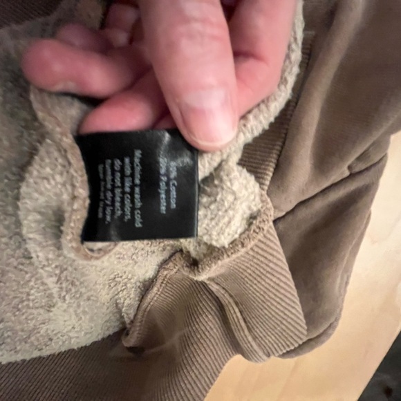 Women's Brown Half-Zip Sweatshirt - Picture 5 of 5